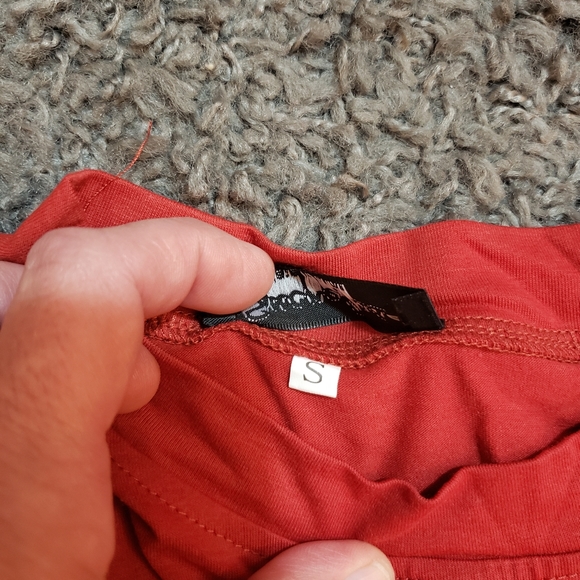 Red Wrap Dress - Picture 6 of 7